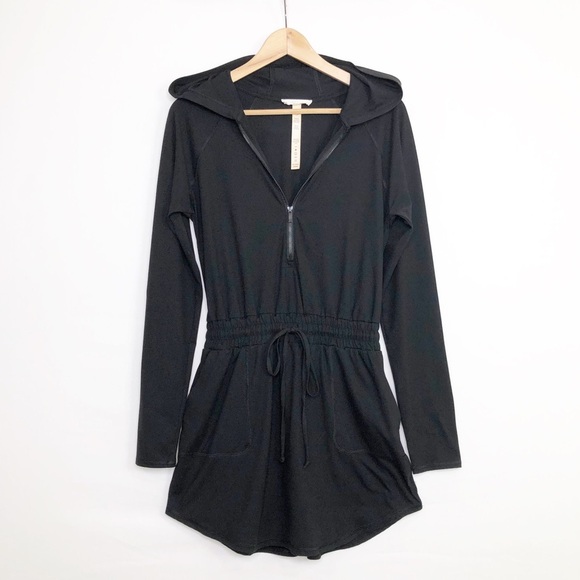 Talulah Black small hooded skort hooded romper - Picture 7 of 12